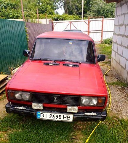 Красный ВАЗ 2105, объемом двигателя 1.3 л и пробегом 0 тыс. км за 520 $, фото 1 на Automoto.ua