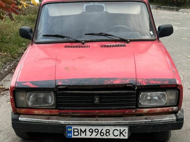 Красный ВАЗ 2105, объемом двигателя 1 л и пробегом 68 тыс. км за 334 $, фото 1 на Automoto.ua