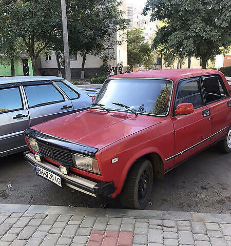 Красный ВАЗ 2105, объемом двигателя 1.3 л и пробегом 555 тыс. км за 750 $, фото 1 на Automoto.ua