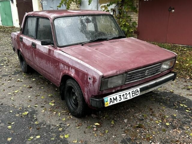 Красный ВАЗ 2105, объемом двигателя 1.3 л и пробегом 120 тыс. км за 327 $, фото 1 на Automoto.ua