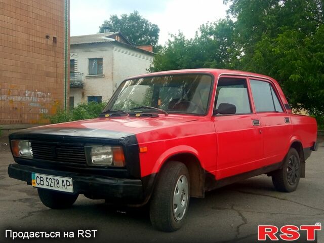 Красный ВАЗ 2105, объемом двигателя 1.3 л и пробегом 95 тыс. км за 400 $, фото 1 на Automoto.ua