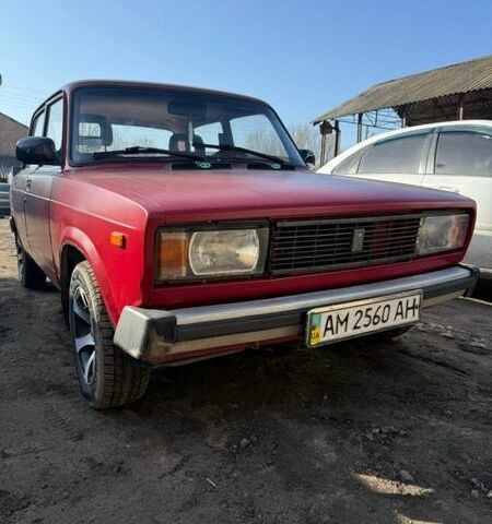Красный ВАЗ 2105, объемом двигателя 1.3 л и пробегом 99 тыс. км за 1300 $, фото 1 на Automoto.ua