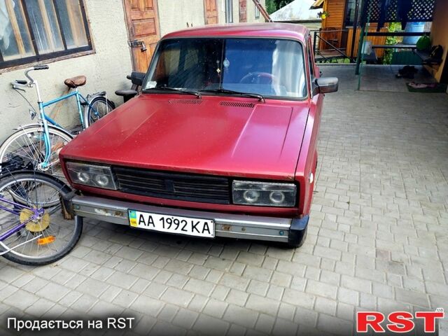 Красный ВАЗ 2105, объемом двигателя 1.5 л и пробегом 215 тыс. км за 450 $, фото 1 на Automoto.ua