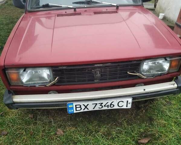Красный ВАЗ 2105, объемом двигателя 1.5 л и пробегом 60 тыс. км за 600 $, фото 1 на Automoto.ua