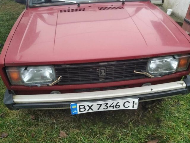 Красный ВАЗ 2105, объемом двигателя 1.5 л и пробегом 60 тыс. км за 600 $, фото 1 на Automoto.ua