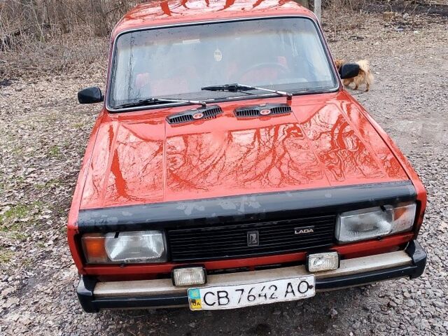 Красный ВАЗ 2105, объемом двигателя 0.13 л и пробегом 333 тыс. км за 430 $, фото 1 на Automoto.ua