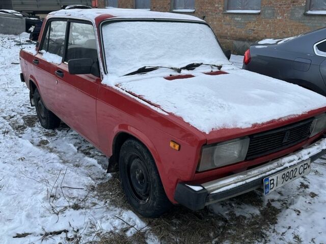 Красный ВАЗ 2105, объемом двигателя 1.5 л и пробегом 2 тыс. км за 581 $, фото 1 на Automoto.ua