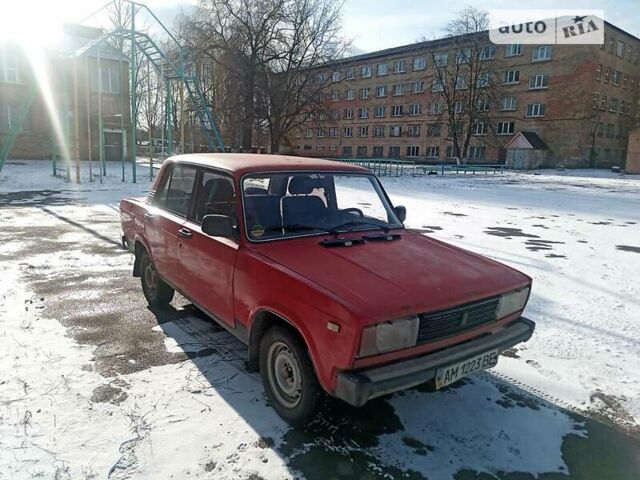 Червоний ВАЗ 2105, об'ємом двигуна 1.5 л та пробігом 123 тис. км за 1300 $, фото 1 на Automoto.ua