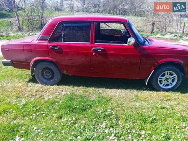 Красный ВАЗ 2105, объемом двигателя 1.5 л и пробегом 97 тыс. км за 648 $, фото 1 на Automoto.ua