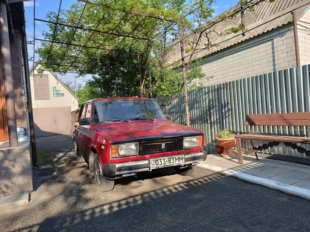 Красный ВАЗ 2105, объемом двигателя 1.3 л и пробегом 200 тыс. км за 25000 $, фото 1 на Automoto.ua