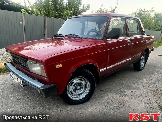 Красный ВАЗ 2105, объемом двигателя 1.5 л и пробегом 186 тыс. км за 499 $, фото 1 на Automoto.ua