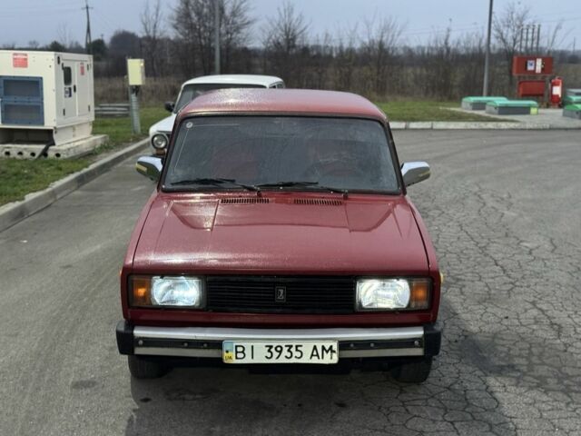 Красный ВАЗ 2105, объемом двигателя 1.5 л и пробегом 60 тыс. км за 545 $, фото 1 на Automoto.ua