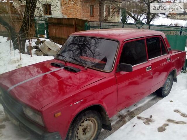 Красный ВАЗ 2105, объемом двигателя 1.3 л и пробегом 15 тыс. км за 650 $, фото 1 на Automoto.ua