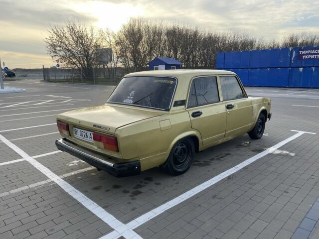 Желтый ВАЗ 2105, объемом двигателя 1.2 л и пробегом 3 тыс. км за 1000 $, фото 1 на Automoto.ua