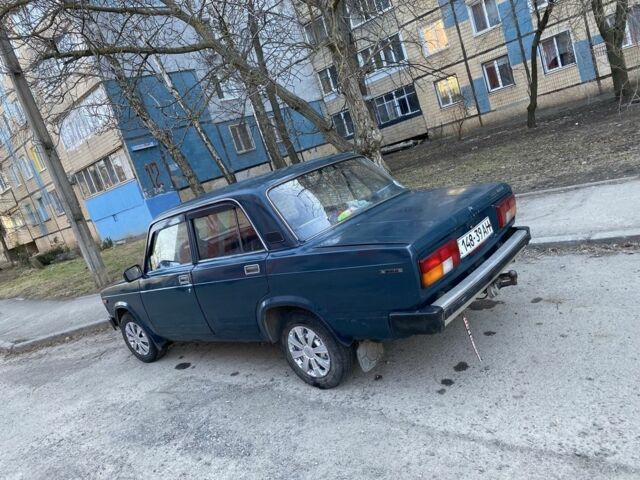 Синий ВАЗ 2105, объемом двигателя 1.3 л и пробегом 86 тыс. км за 650 $, фото 1 на Automoto.ua