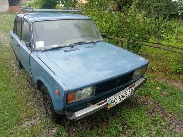 Синий ВАЗ 2105, объемом двигателя 1.3 л и пробегом 200 тыс. км за 224 $, фото 1 на Automoto.ua