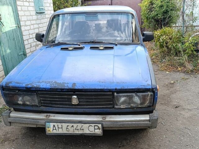 Синий ВАЗ 2105, объемом двигателя 1.2 л и пробегом 200 тыс. км за 726 $, фото 1 на Automoto.ua