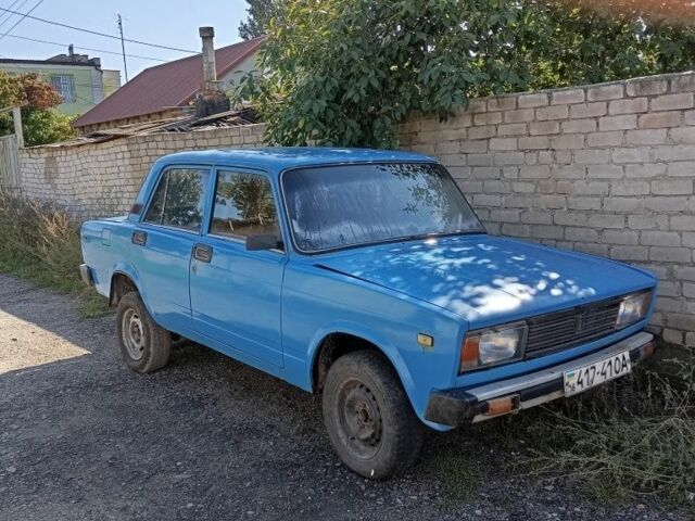 Синий ВАЗ 2105, объемом двигателя 5 л и пробегом 50 тыс. км за 300 $, фото 1 на Automoto.ua