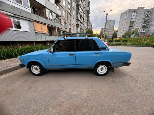 Синий ВАЗ 2105, объемом двигателя 1.2 л и пробегом 64 тыс. км за 650 $, фото 1 на Automoto.ua