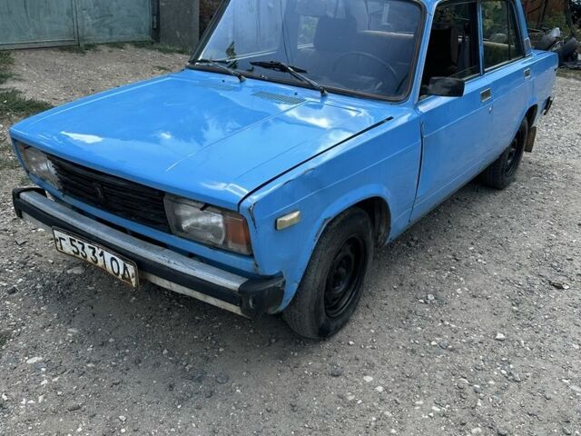 Синий ВАЗ 2105, объемом двигателя 1.3 л и пробегом 120 тыс. км за 601 $, фото 1 на Automoto.ua