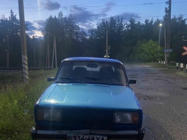 Синий ВАЗ 2105, объемом двигателя 1.3 л и пробегом 77 тыс. км за 397 $, фото 1 на Automoto.ua