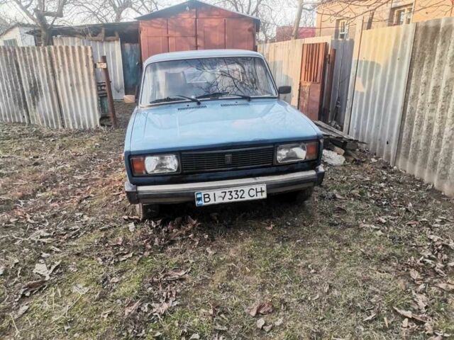 Синий ВАЗ 2105, объемом двигателя 1.3 л и пробегом 500 тыс. км за 400 $, фото 1 на Automoto.ua