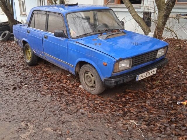 Синий ВАЗ 2105, объемом двигателя 1.3 л и пробегом 150 тыс. км за 237 $, фото 1 на Automoto.ua
