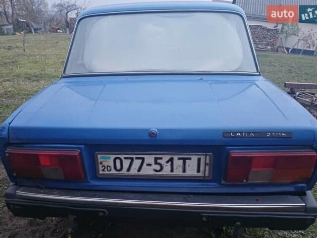 Синий ВАЗ 2105, объемом двигателя 1.5 л и пробегом 155 тыс. км за 500 $, фото 1 на Automoto.ua