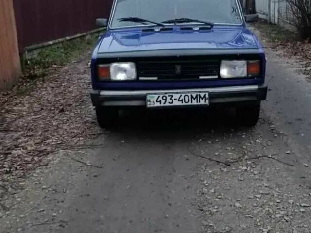 Синий ВАЗ 2105, объемом двигателя 1.3 л и пробегом 77 тыс. км за 650 $, фото 1 на Automoto.ua
