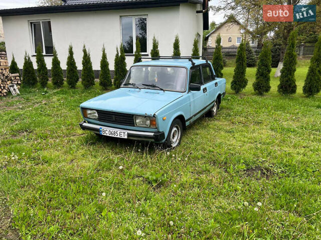 Синий ВАЗ 2105, объемом двигателя 1.58 л и пробегом 37 тыс. км за 500 $, фото 1 на Automoto.ua