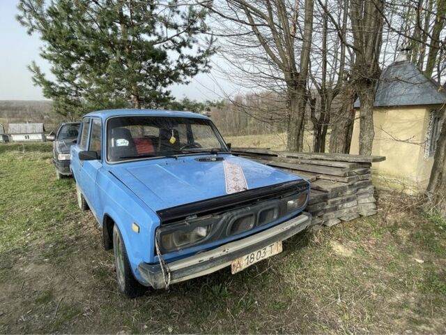 Синий ВАЗ 2105, объемом двигателя 0.15 л и пробегом 53 тыс. км за 700 $, фото 1 на Automoto.ua