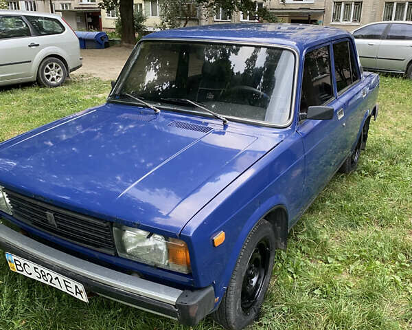 Синий ВАЗ 2105, объемом двигателя 1.3 л и пробегом 80 тыс. км за 800 $, фото 1 на Automoto.ua