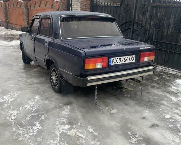 Синий ВАЗ 2105, объемом двигателя 1.3 л и пробегом 86 тыс. км за 1200 $, фото 1 на Automoto.ua