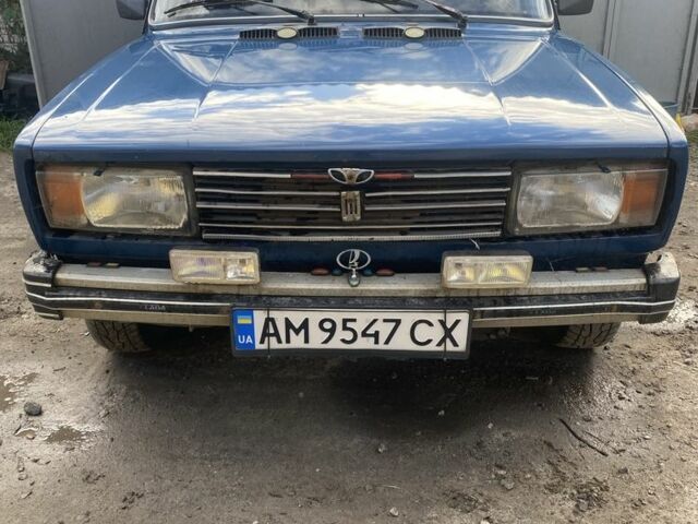 Синий ВАЗ 2105, объемом двигателя 1.5 л и пробегом 92 тыс. км за 800 $, фото 1 на Automoto.ua