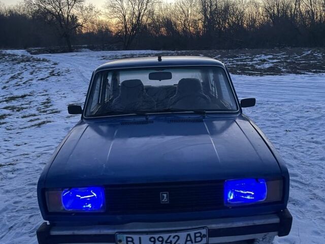 Синий ВАЗ 2105, объемом двигателя 1.3 л и пробегом 36 тыс. км за 829 $, фото 1 на Automoto.ua