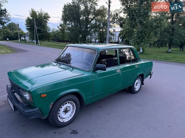 Зеленый ВАЗ 2105, объемом двигателя 1.2 л и пробегом 99 тыс. км за 1000 $, фото 1 на Automoto.ua