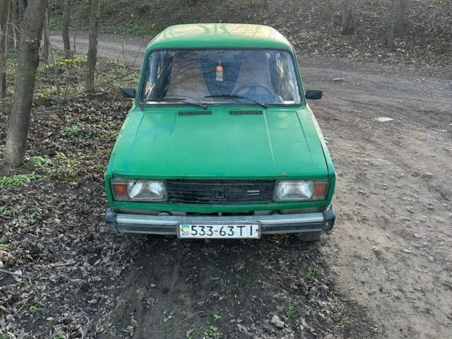 Зеленый ВАЗ 2105, объемом двигателя 1.6 л и пробегом 70 тыс. км за 400 $, фото 1 на Automoto.ua