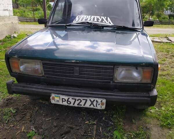 Зеленый ВАЗ 2105, объемом двигателя 1.5 л и пробегом 222 тыс. км за 447 $, фото 1 на Automoto.ua