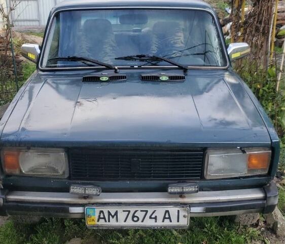 Зеленый ВАЗ 2105, объемом двигателя 1.5 л и пробегом 56 тыс. км за 500 $, фото 1 на Automoto.ua