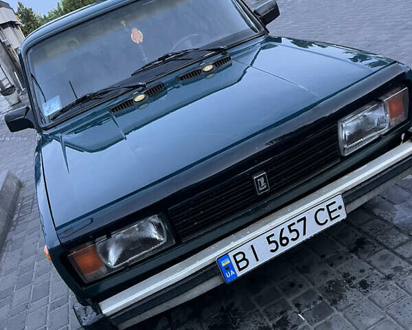 Зеленый ВАЗ 2105, объемом двигателя 1.5 л и пробегом 80 тыс. км за 1200 $, фото 1 на Automoto.ua
