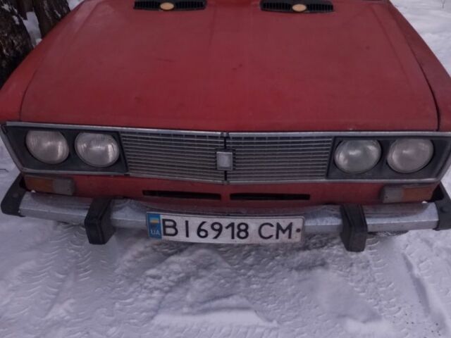 Красный ВАЗ 2106, объемом двигателя 1.5 л и пробегом 200 тыс. км за 592 $, фото 1 на Automoto.ua