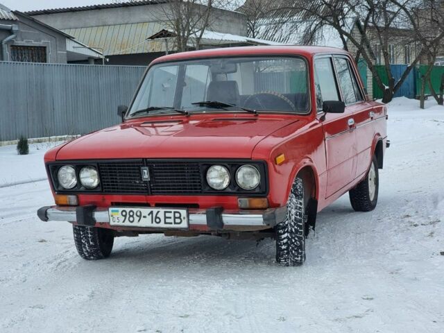 Красный ВАЗ 2106, объемом двигателя 1.3 л и пробегом 200 тыс. км за 605 $, фото 1 на Automoto.ua