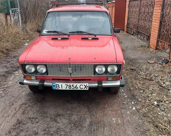Красный ВАЗ 2106, объемом двигателя 1.29 л и пробегом 215 тыс. км за 800 $, фото 1 на Automoto.ua
