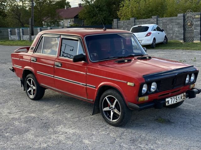 Красный ВАЗ 2106, объемом двигателя 1.3 л и пробегом 220 тыс. км за 750 $, фото 1 на Automoto.ua