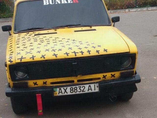 Желтый ВАЗ 2106, объемом двигателя 1 л и пробегом 2 тыс. км за 597 $, фото 1 на Automoto.ua