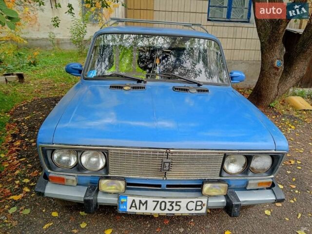 Синий ВАЗ 2106, объемом двигателя 1.1 л и пробегом 200 тыс. км за 600 $, фото 1 на Automoto.ua