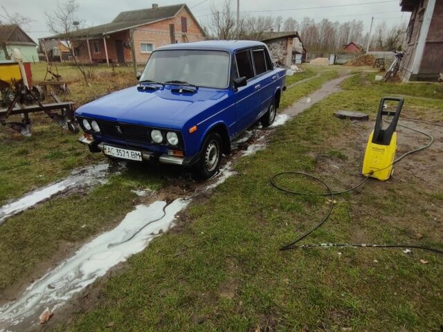 Синий ВАЗ 2106, объемом двигателя 1.6 л и пробегом 80 тыс. км за 600 $, фото 1 на Automoto.ua
