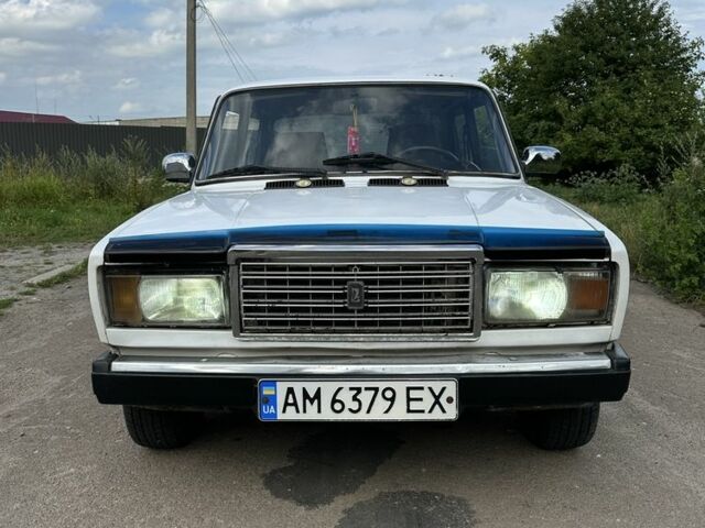 Белый ВАЗ 2107, объемом двигателя 1.5 л и пробегом 3 тыс. км за 1100 $, фото 1 на Automoto.ua