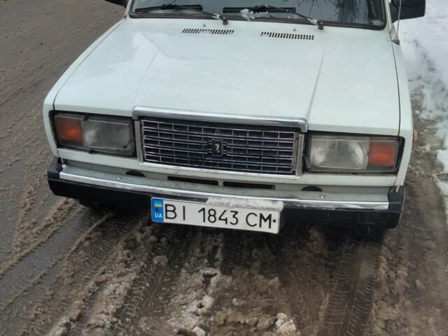 Белый ВАЗ 2107, объемом двигателя 1.5 л и пробегом 116 тыс. км за 1100 $, фото 1 на Automoto.ua