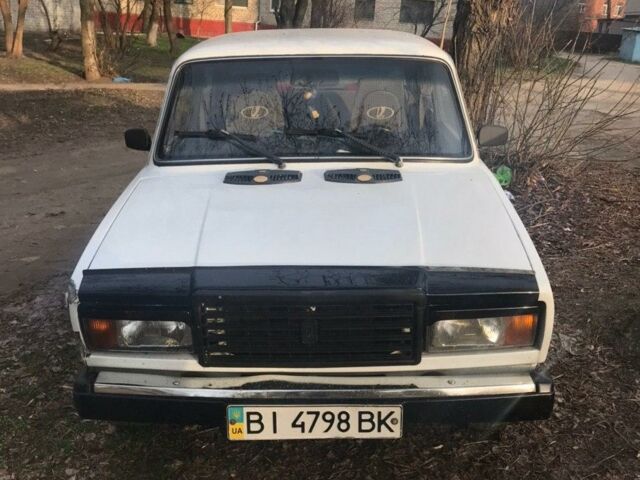 Білий ВАЗ 2107, об'ємом двигуна 1.3 л та пробігом 72 тис. км за 1500 $, фото 1 на Automoto.ua